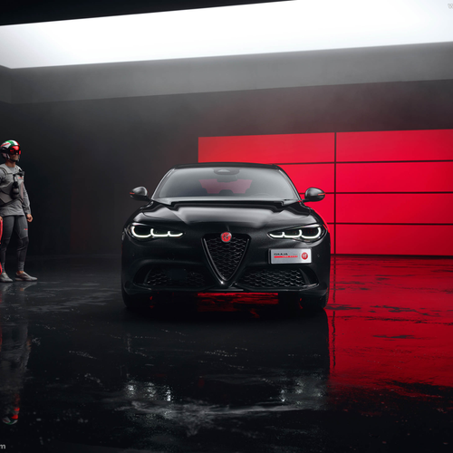 2027 Alfa Romeo Giulia Luna Rossa Front View
